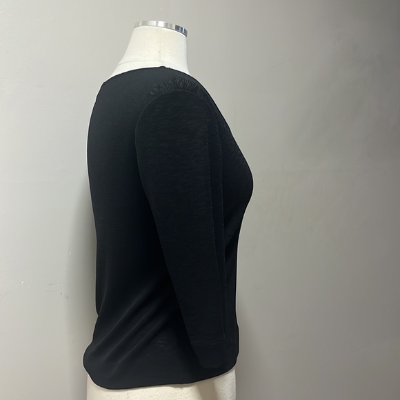 OJay large black quarter sleeve top - Picture 3 of 6